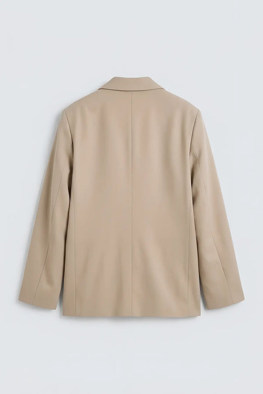 Antioch Relax Fit Kruvaze Erkek Blazer Ceket - arka gorunum