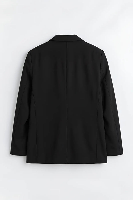 Antioch Relax Fit Kruvaze Erkek Blazer Ceket - arka gorunum