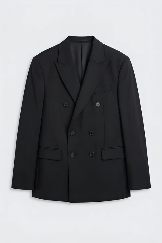 Antioch Kruvaze Relaxed Fit Erkek Blazer Ceket - on gorunum