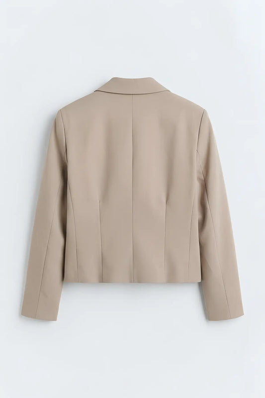 Crop Fit Blazer Ceket - arka gorunum