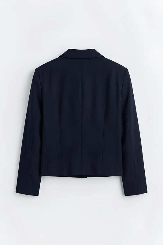 Crop Fit Blazer Ceket - arka gorunum