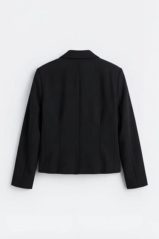 Crop Fit Blazer Ceket - arka gorunum