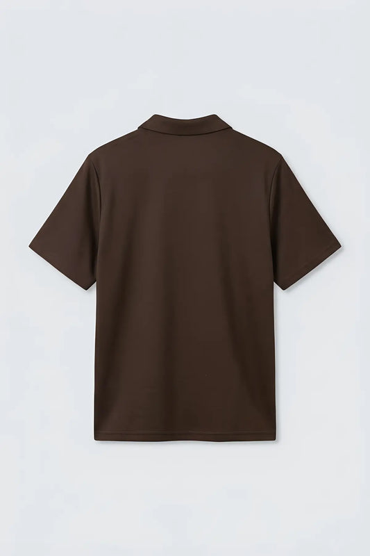 Antioch Basic Polo Yaka Erkek T-Shirt - arka gorunum