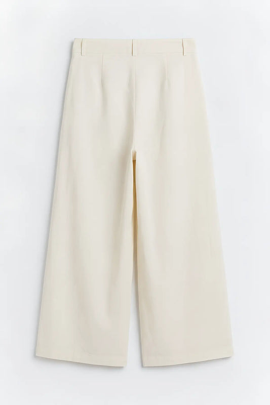 Antioch Pileli Culotte Pantolon - arka gorunum