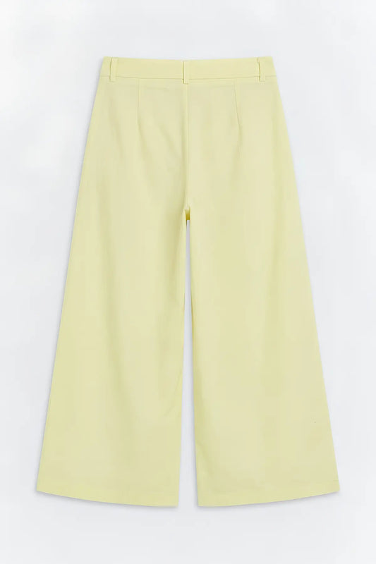Antioch Pileli Culotte Pantolon - arka gorunum