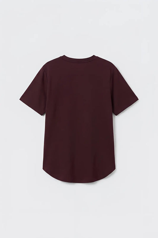 Dökümlü Kadın T-Shirt - arka gorunum