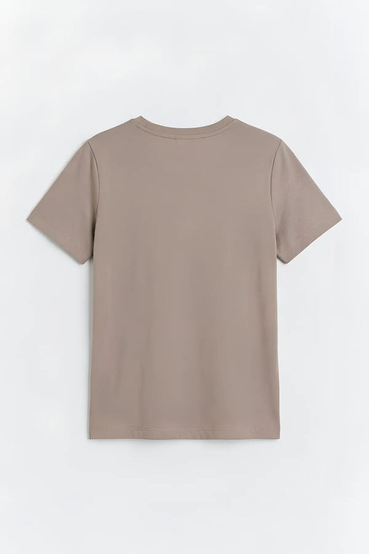 Modal Karışımlı T-Shirt - arka gorunum