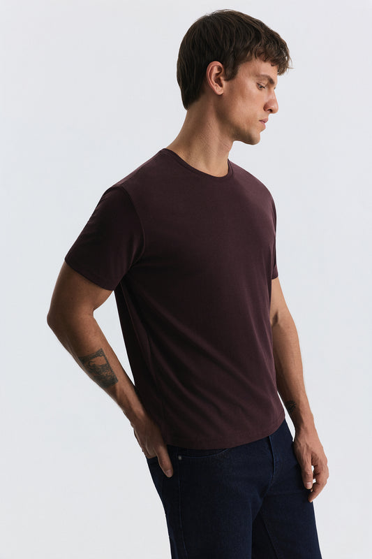 Antioch Regular Fit Modal Teknik Kumaş Erkek T-Shirt