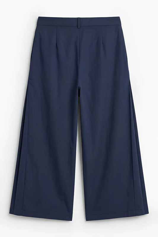 Antioch Pileli Culotte Pantolon - arka gorunum