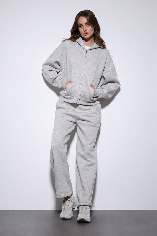 Kapüşonlu Sweatshirt Kadın Eşofman Takım