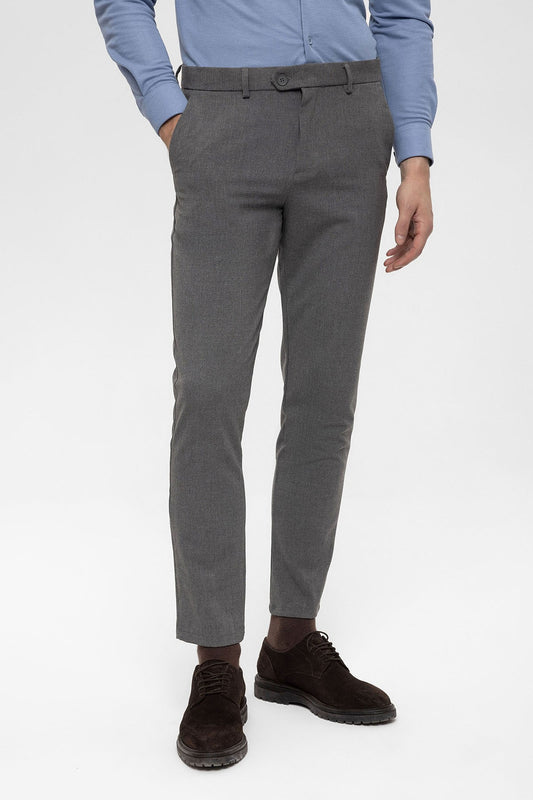 Erkek Aksesuar Detaylı Slim Fit Pantolon