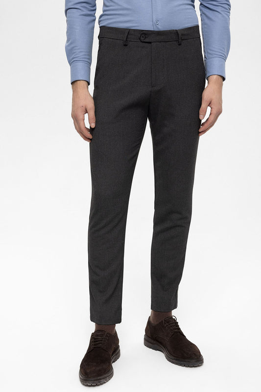 Erkek Aksesuar Detaylı Slim Fit Pantolon