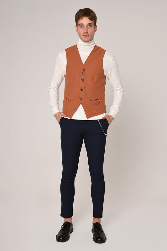 Antioch Slim Fit Erkek Yelek