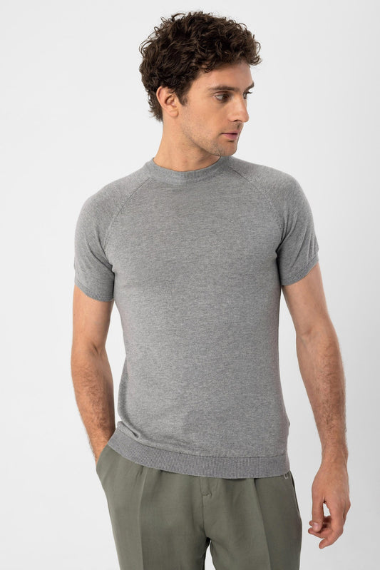 Antioch Bisiklet Yaka Triko T-Shirt