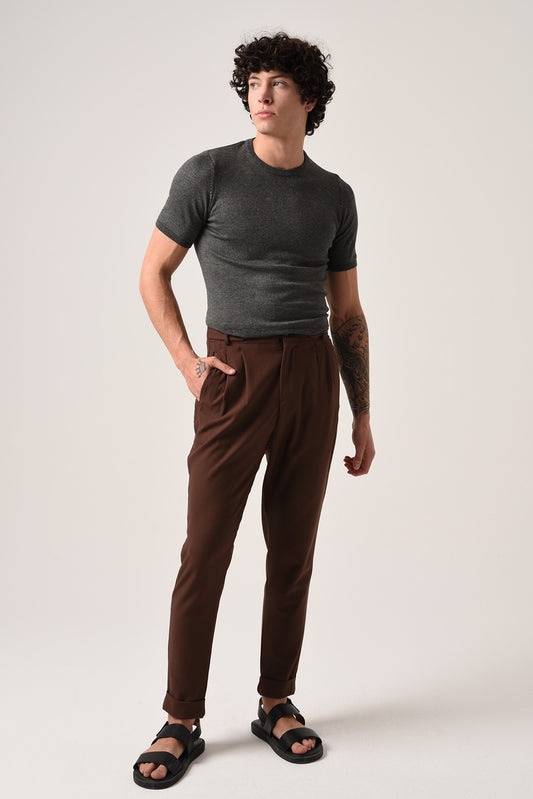 Antioch Bisiklet Yaka Triko T-Shirt