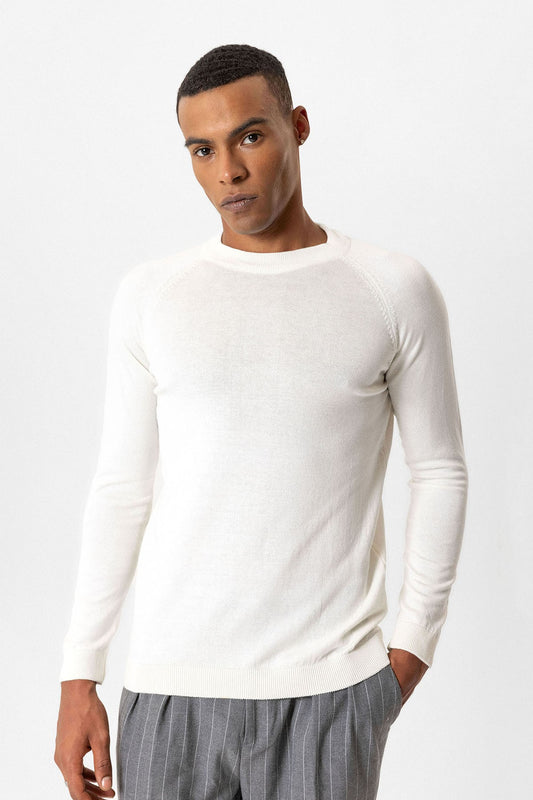 Antioch Bisiklet Yaka Slim Fit Triko Kazak
