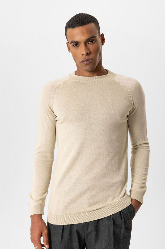 Antioch Bisiklet Yaka Slim Fit Triko Kazak