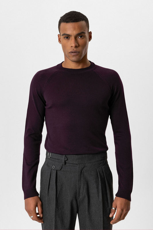 Antioch Bisiklet Yaka Slim Fit Triko Kazak