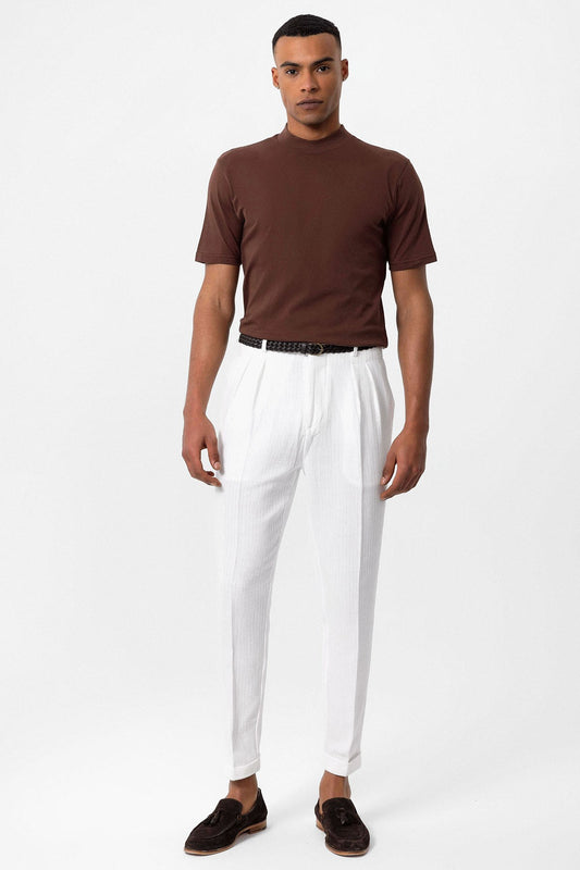 Antioch Saks Slim Fit Basic T-Shirt