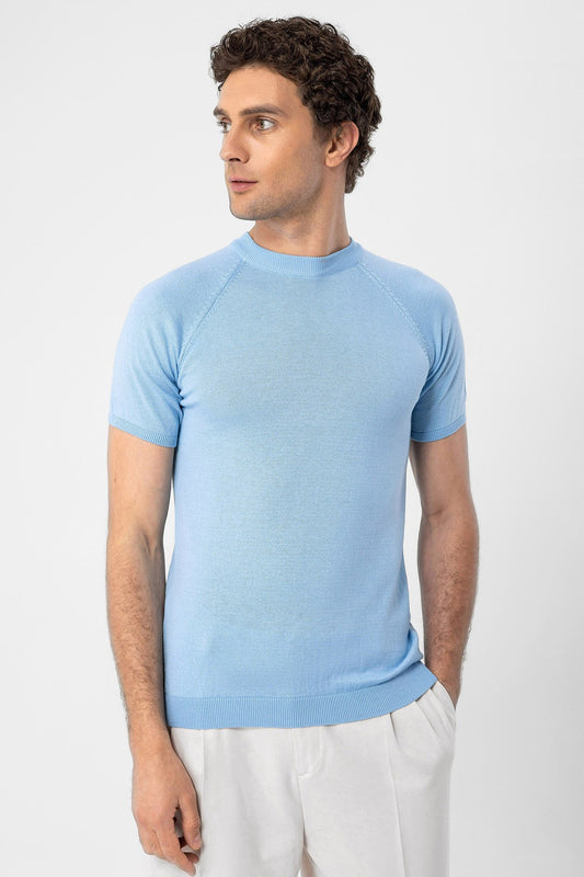Antioch Bisiklet Yaka Slim Fit Erkek Triko T-Shirt