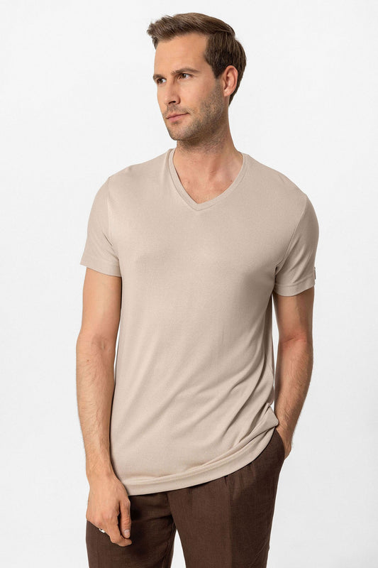 Antioch Basic V Yaka Erkek T-Shirt