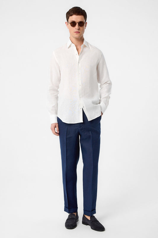 Antioch 100% Keten Comfort Fit Erkek Gömlek