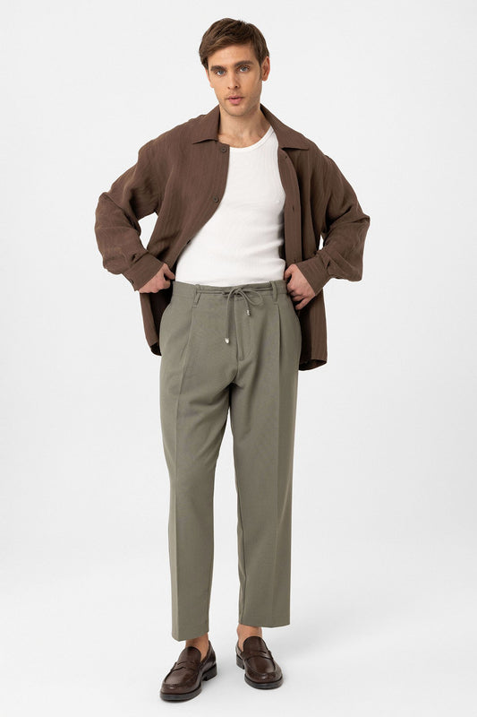 Antioch Siyah Jogger Relaxed Fit Erkek Pantolon