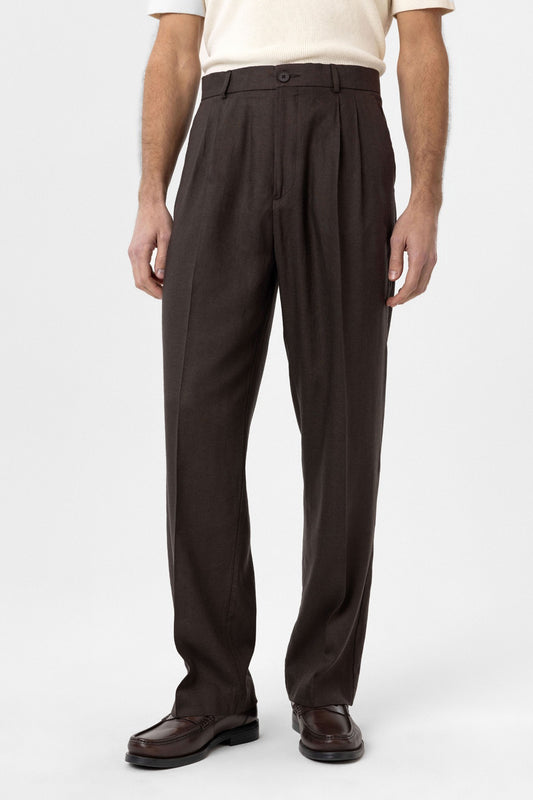 Antioch Keten Karışımlı Erkek Baggy Pantolon