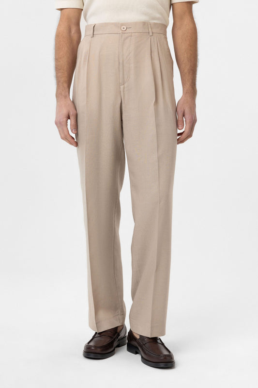Antioch Keten Karışımlı Erkek Baggy Pantolon