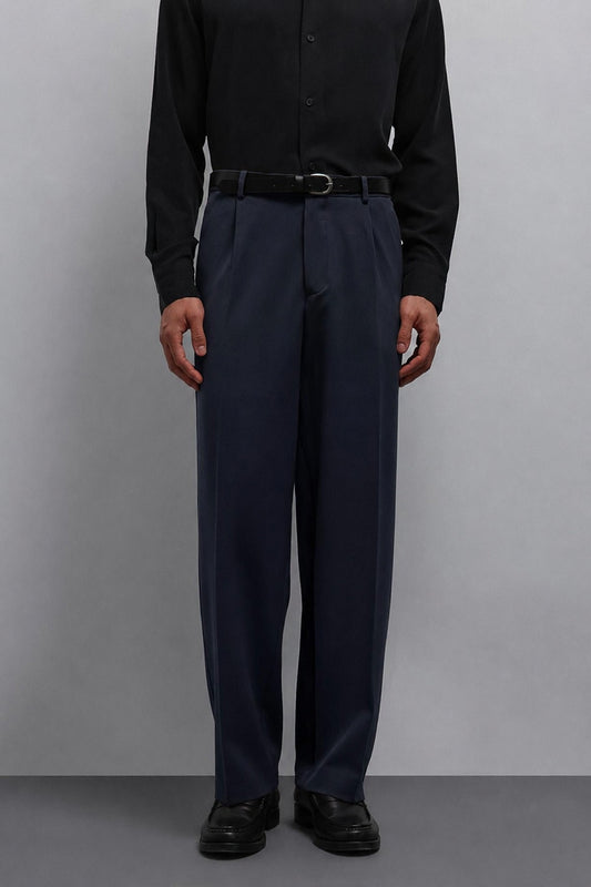 Antioch Relax Fit Baggy Pilili Erkek Pantolon