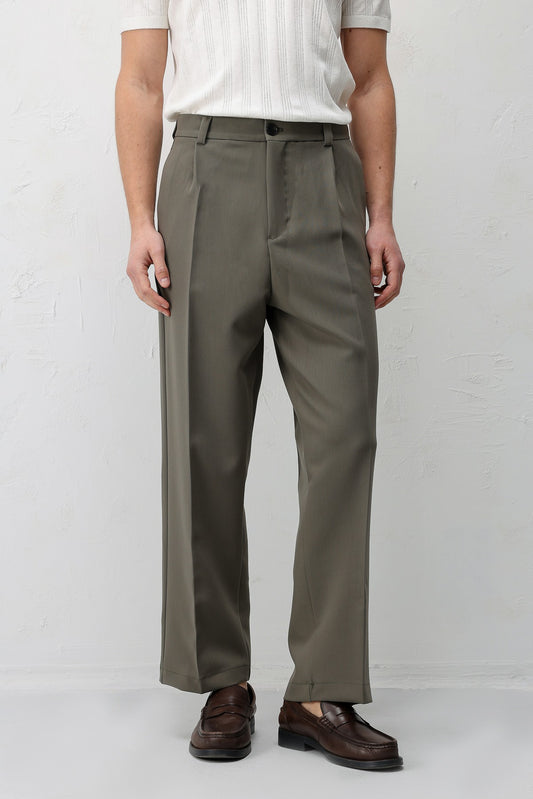 Antioch Relax Fit Baggy Pilili Erkek Pantolon