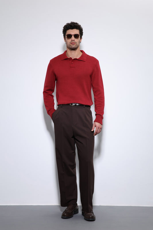 Antioch Polo Yaka Basic Erkek Kazak