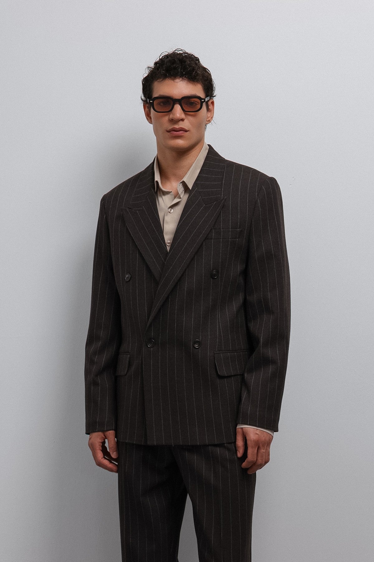 Antioch Çizgili Kruvaze Erkek Blazer Ceket – Antiochmen