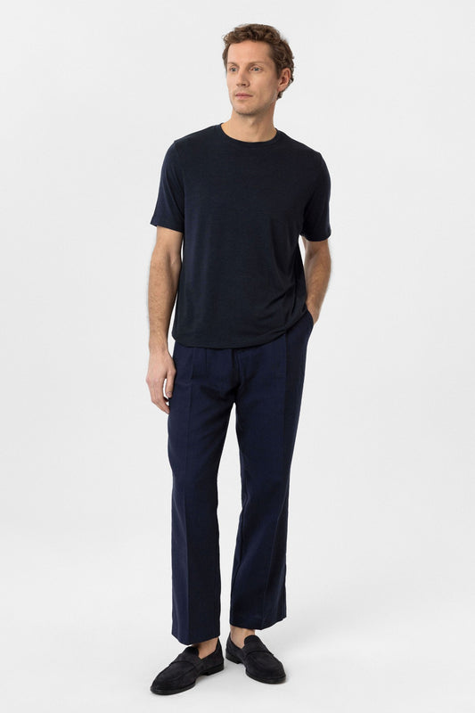 Antioch Siyah Regular Fit Basic Erkek T-Shirt