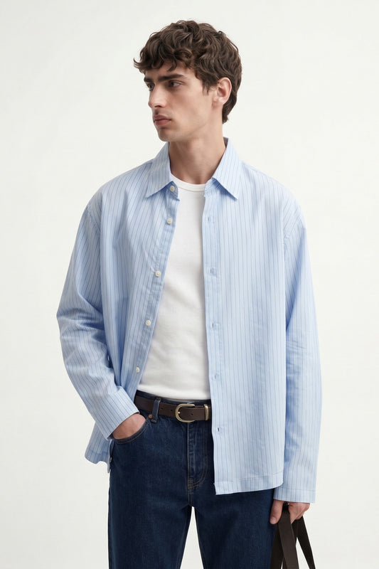 Antioch Relaxed Fit Çizgili Erkek Gömlek