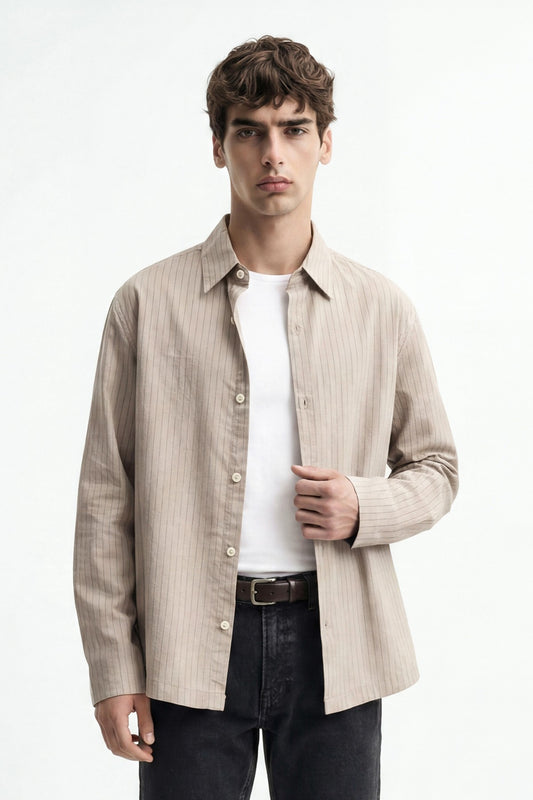 Antioch Relaxed Fit Çizgili Erkek Gömlek