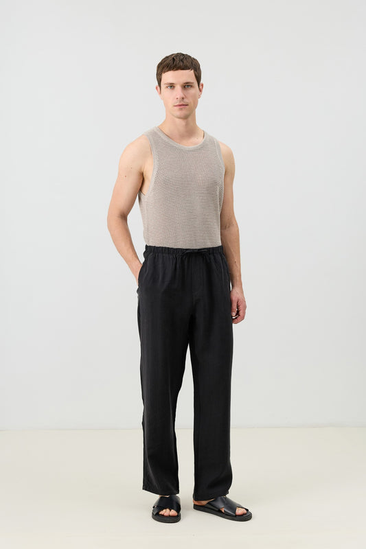 Lyocell Karışımlı Relax Fit Erkek Pantolon