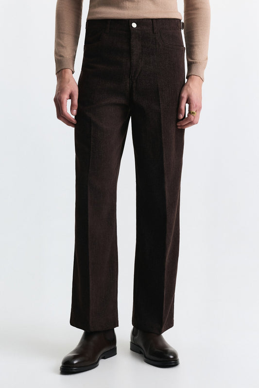 Yüksek Bel Regular Fit Pantolon