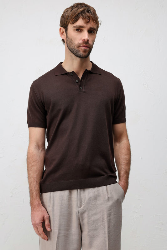 Antioch Comfort Slim Polo Yaka Erkek Triko T-Shirt