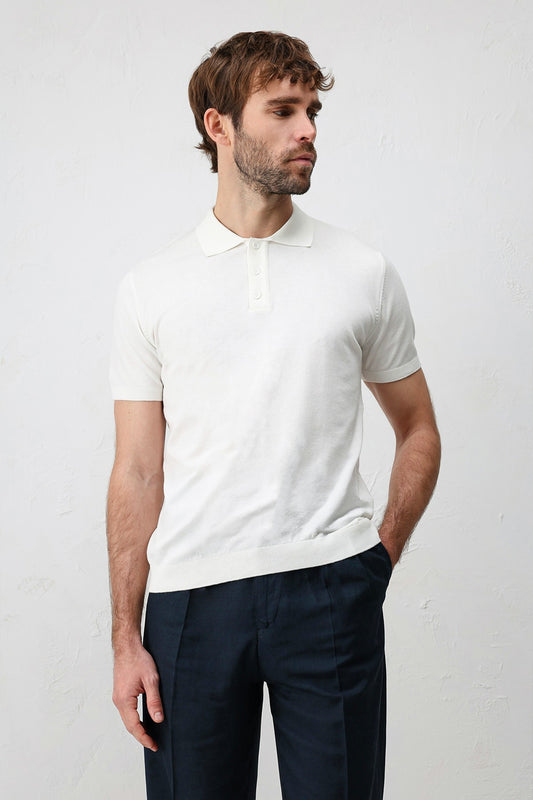 Antioch Comfort Slim Polo Yaka Erkek Triko T-Shirt
