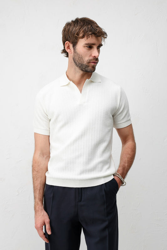 Antioch Premium Dokulu Erkek Triko T-Shirt