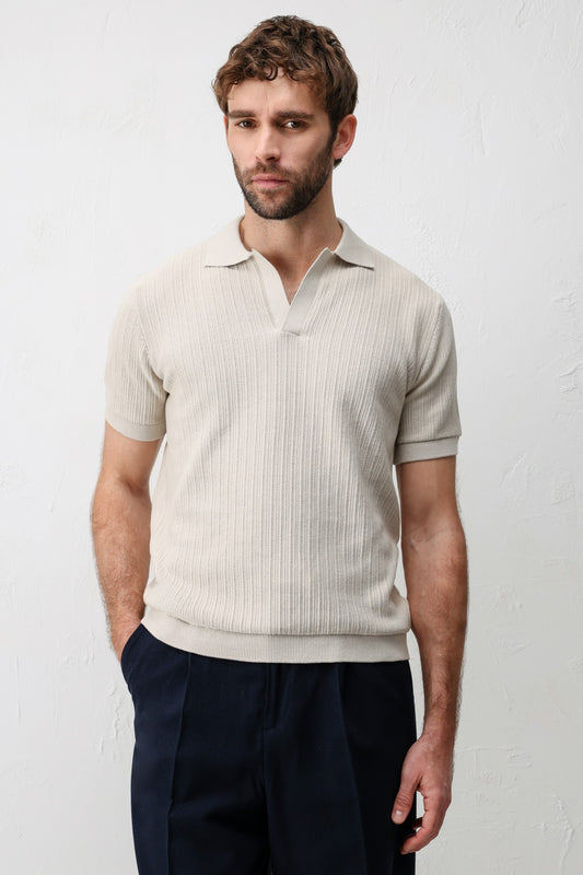 Antioch Premium Dokulu Erkek Triko T-Shirt