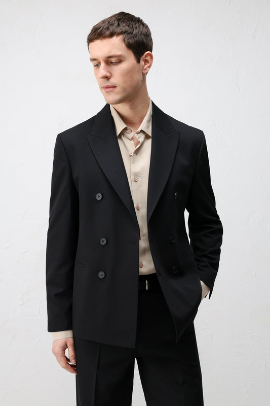 Antioch Kruvaze Relaxed Fit Erkek Blazer Ceket