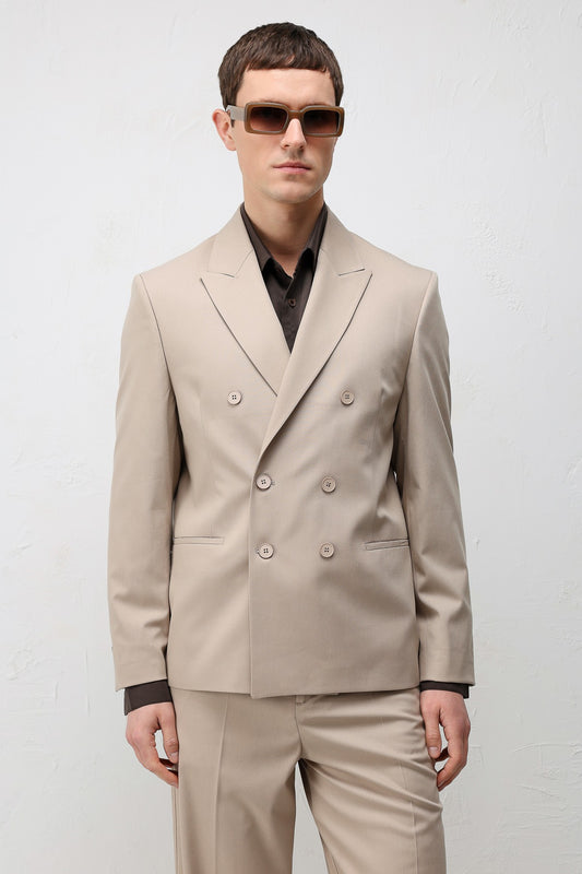 Antioch Kruvaze Relaxed Fit Erkek Blazer Ceket