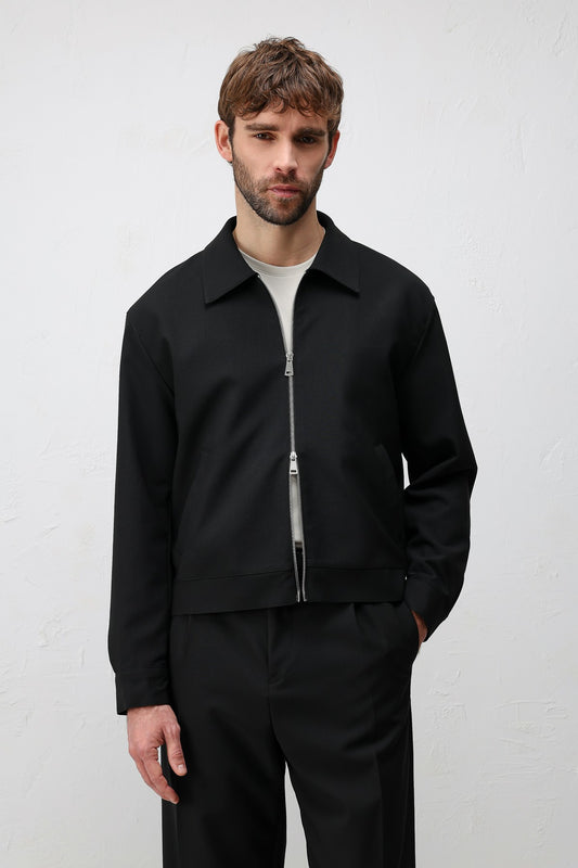 Antioch Relaxed Fit Fermuarlı Erkek Mont