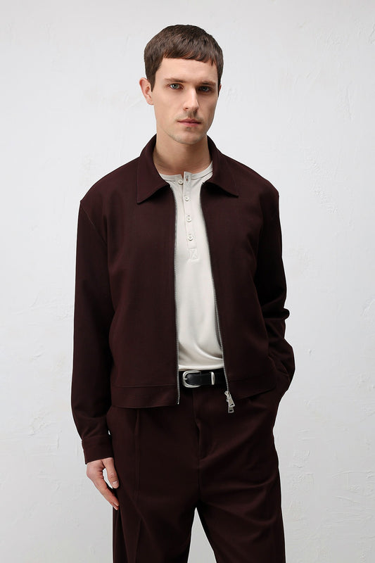 Antioch Relaxed Fit Fermuarlı Erkek Mont