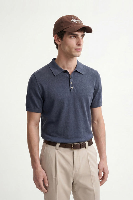 Antioch Düğmeli Polo Yaka Erkek T-Shirt