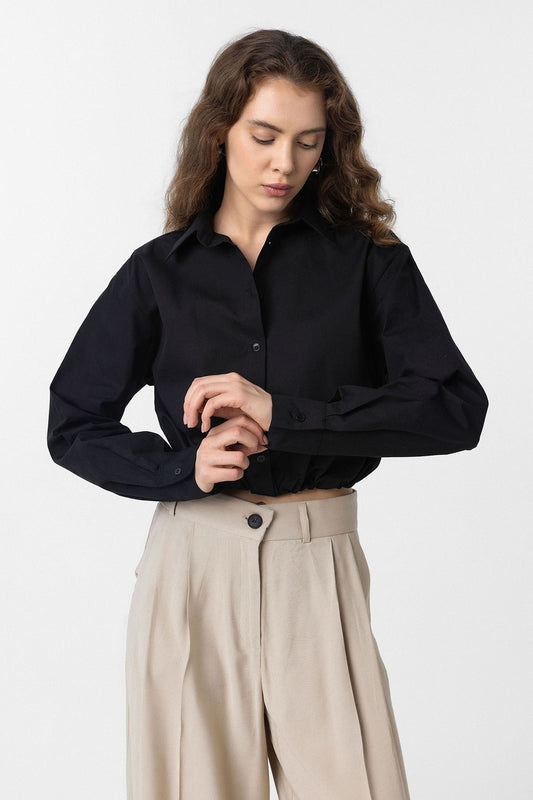 Antioch Crop Poplin Kadın Gömlek