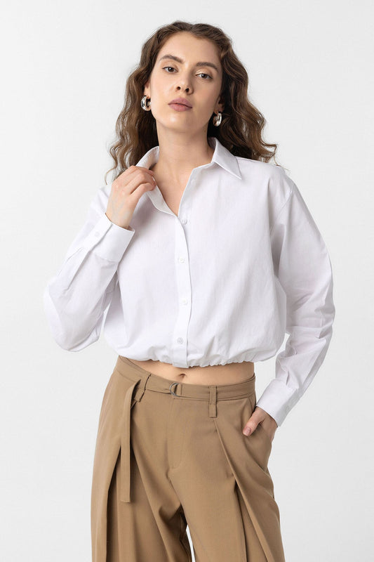Antioch Crop Poplin Kadın Gömlek