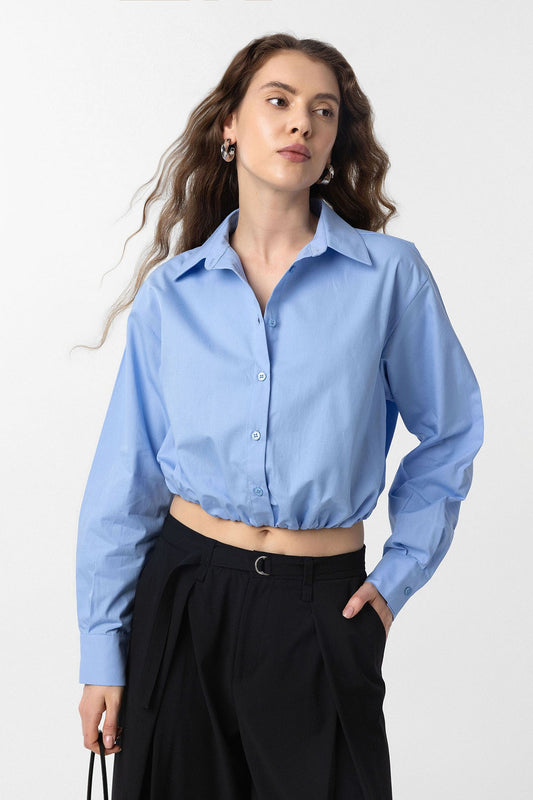 Antioch Crop Poplin Kadın Gömlek